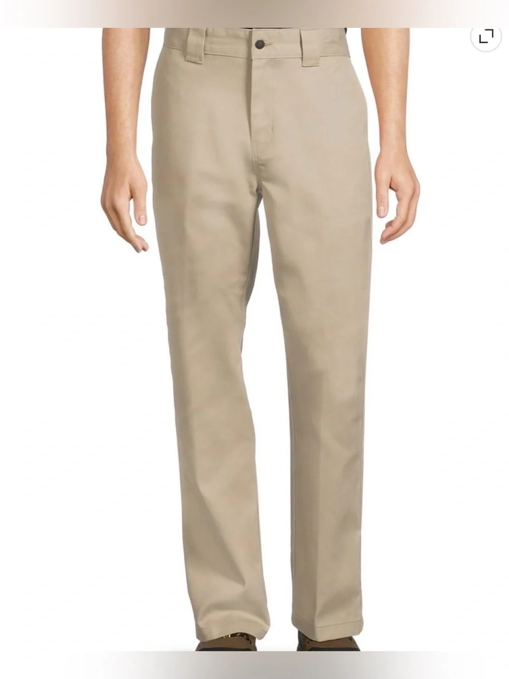 Brahma Work Tough Pants Relaxed Fit Khaki Straight Chinos in Light Tan